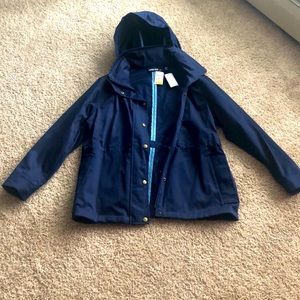 Lands End Navy Anorak Jacket